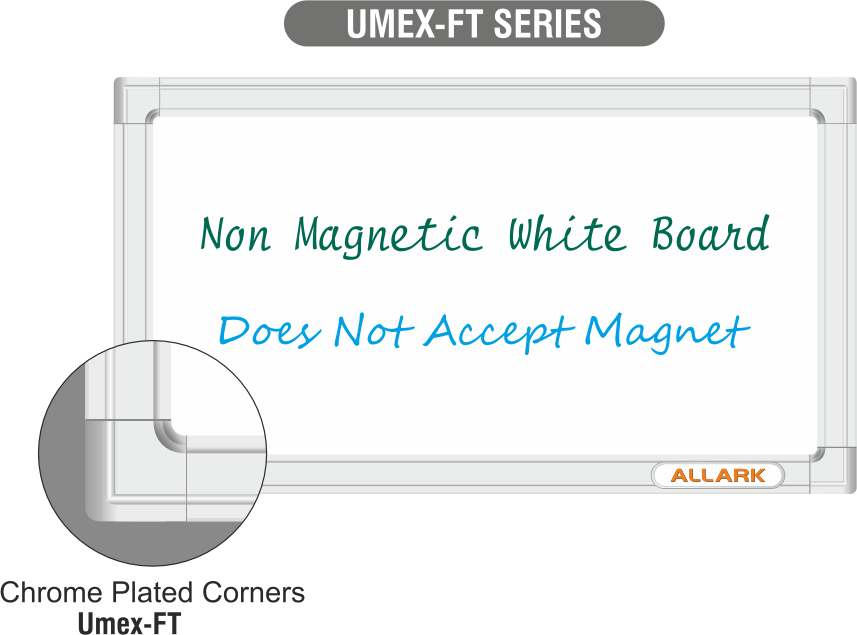 Non-magnetic white marker board detail 4